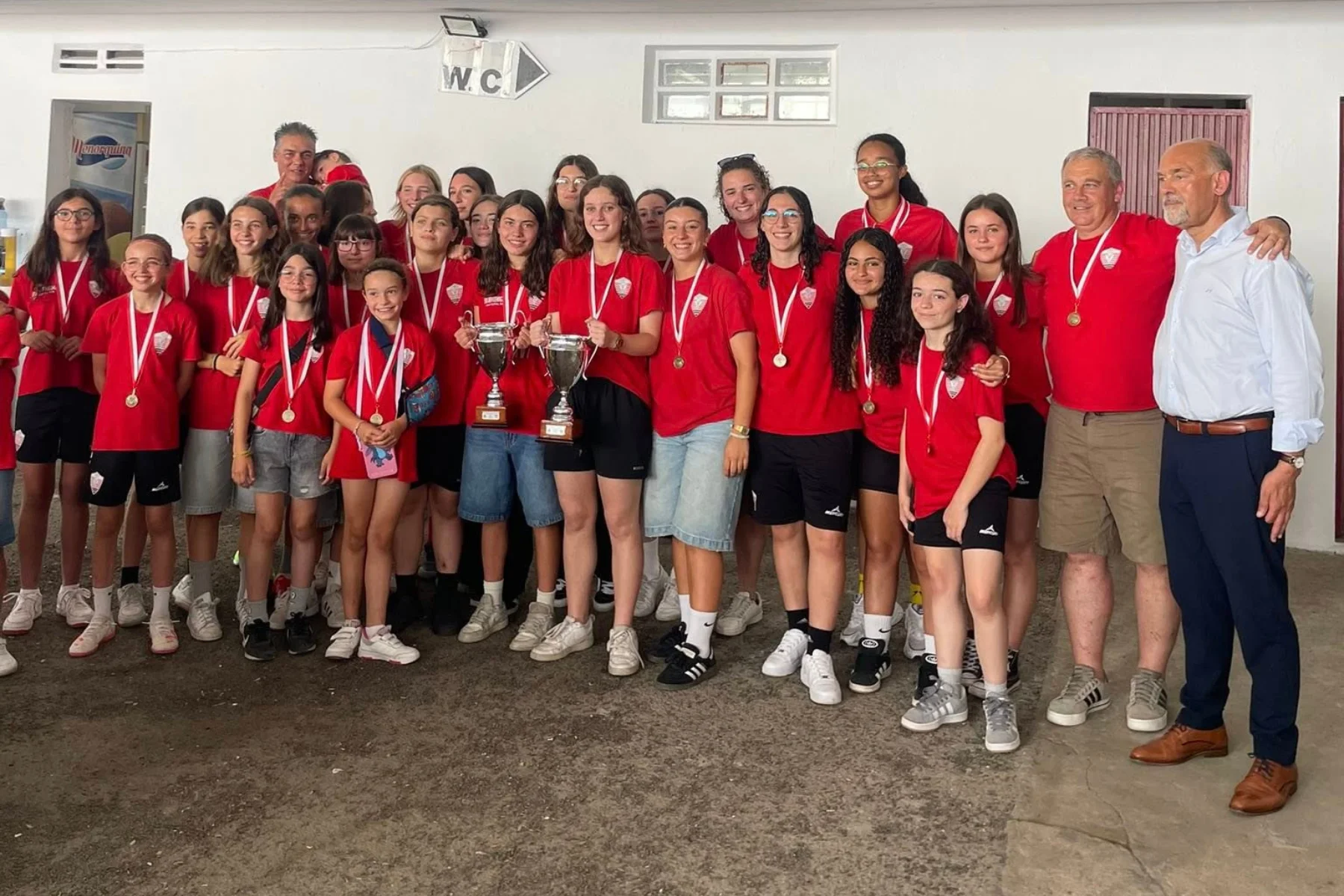 AF Leiria attends the 86th Anniversary Ceremony of GD “Os Vidreiros”