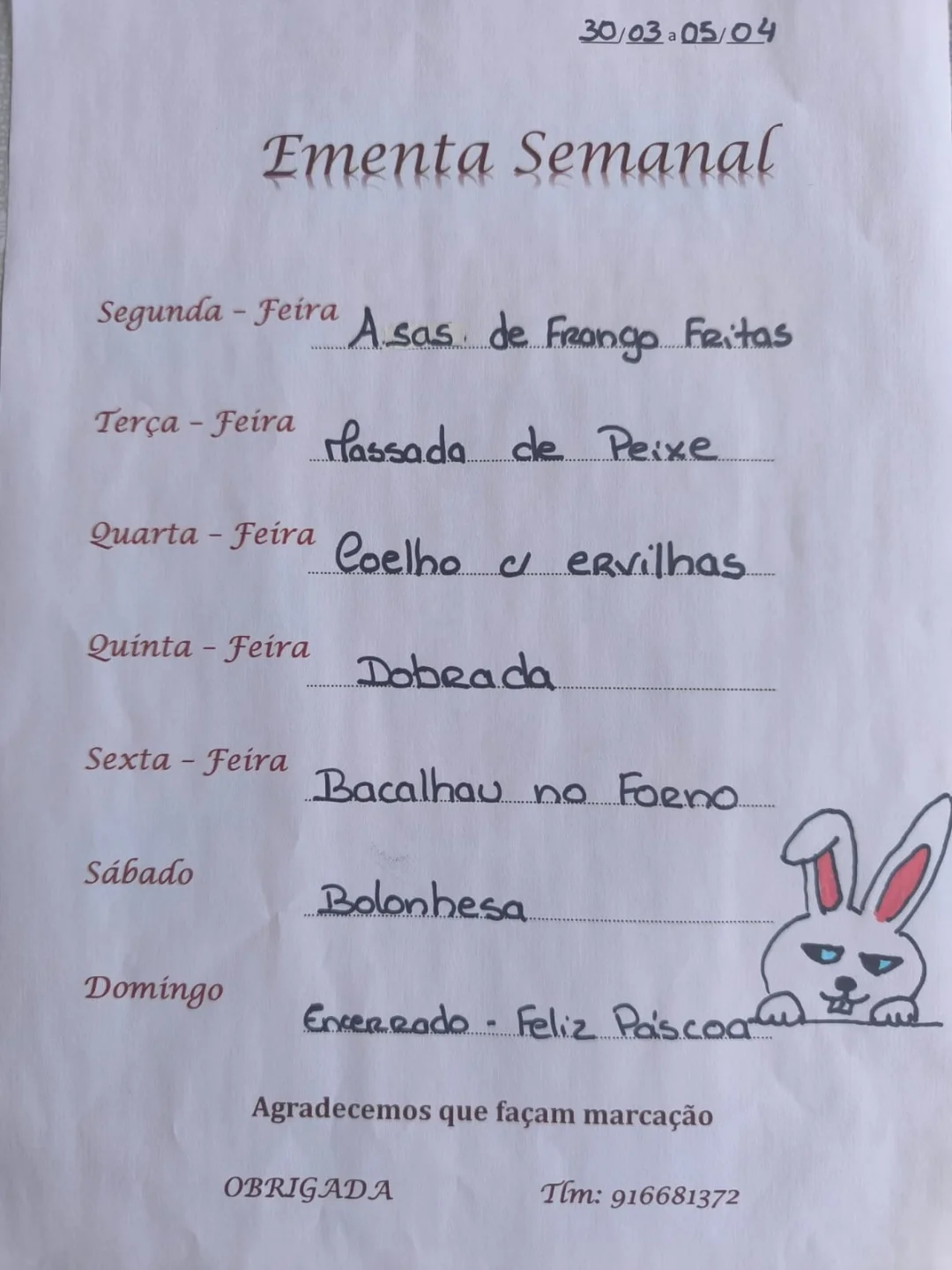 MENU 30-03-2026